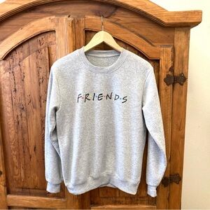 FRIENDS TV Show Soft Grey Crewneck Sweatshirt